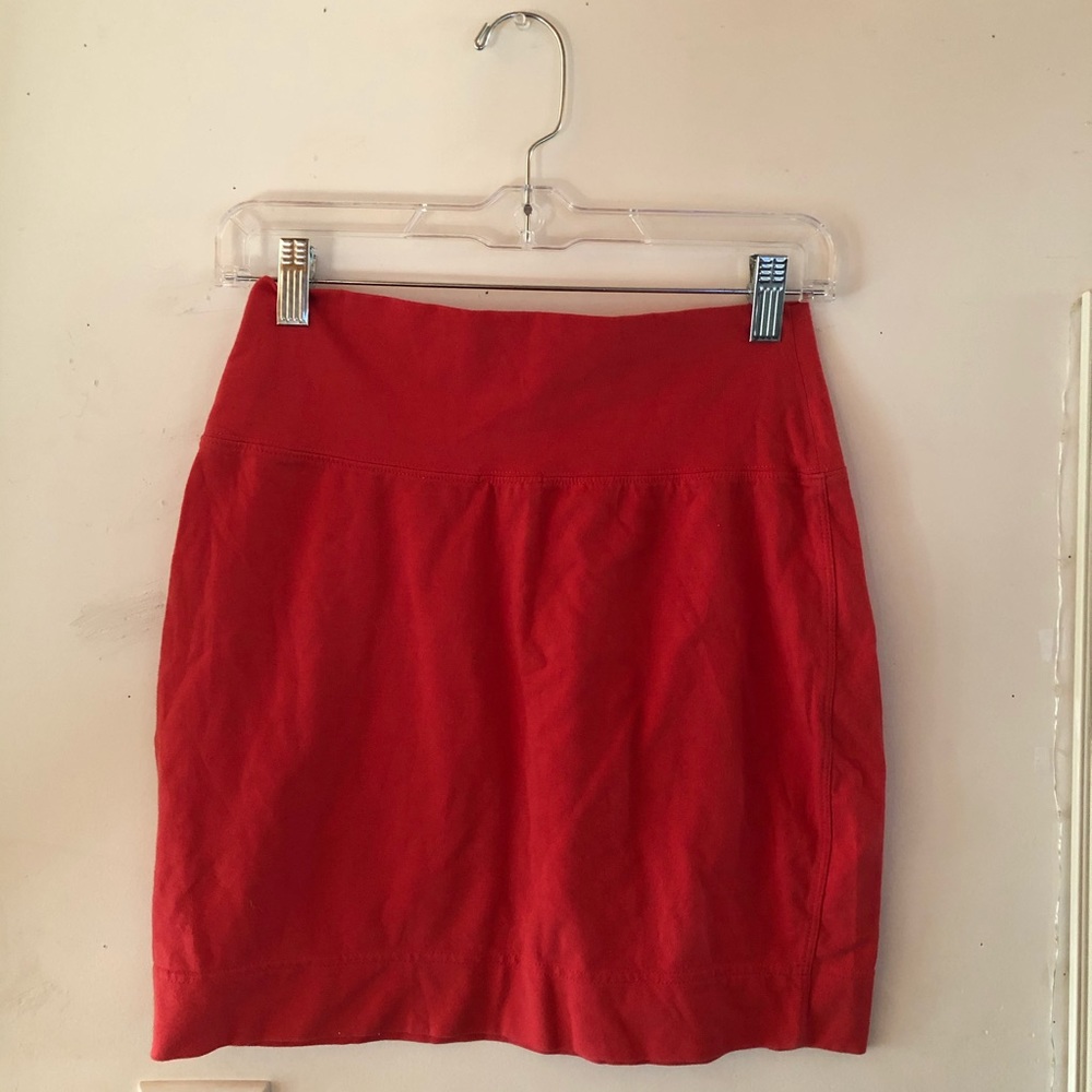 Reddish Pinkish Mini Bodycon Skirt